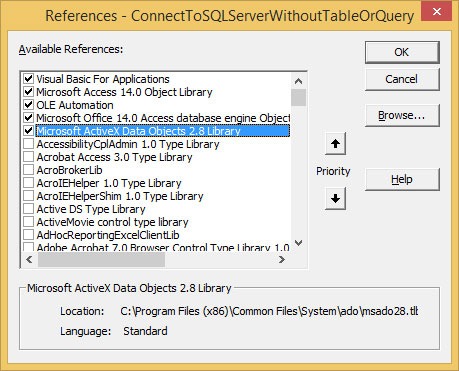 ارتباط اکسس با SQL بدون جدول یا Query